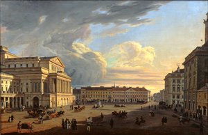 Theater Square in Warsaw